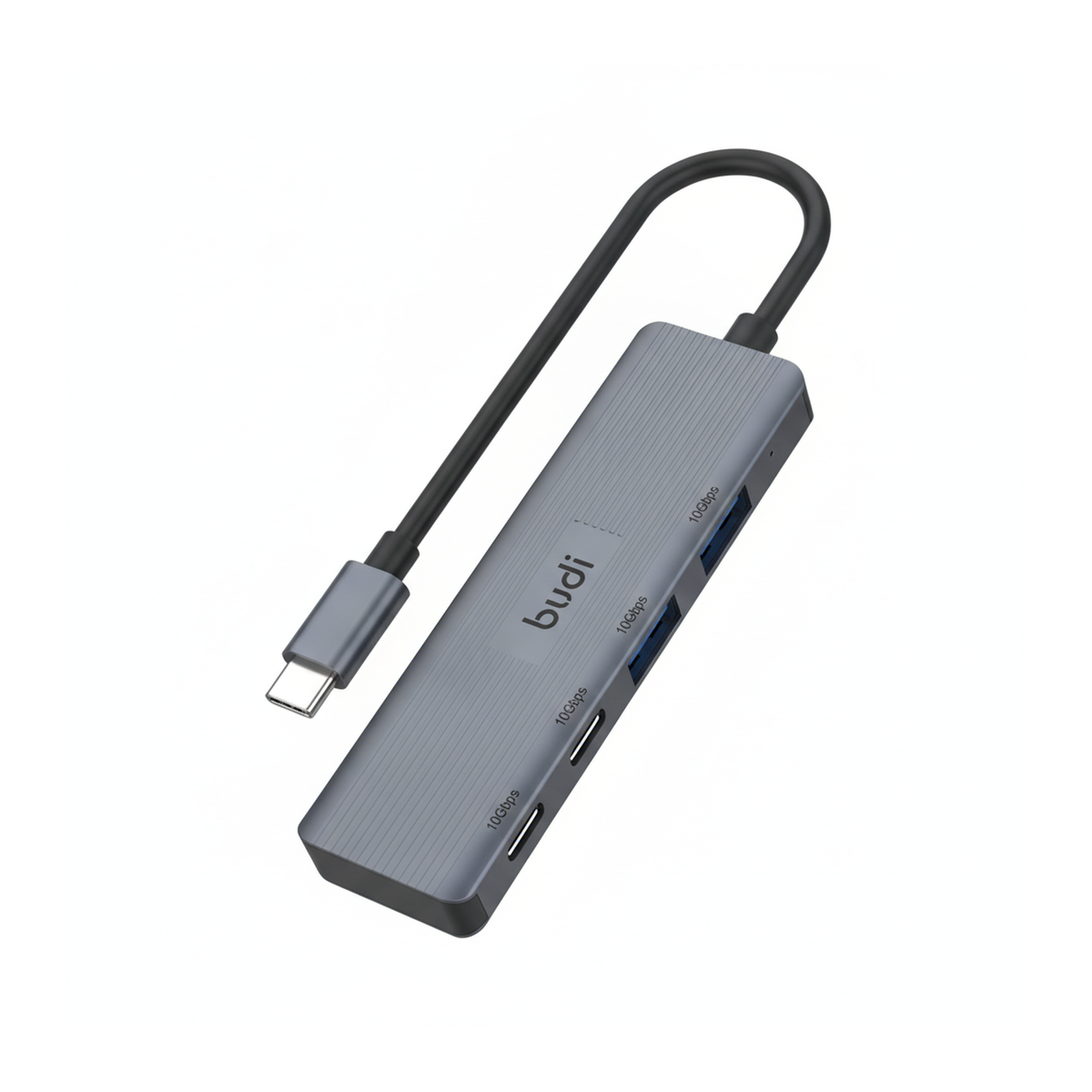 Budi 4-Port USB 3 Gen 2 10Gbps USB-C Hub 2 x USB-A 2 x USB-C USB Hub FoneFunShop