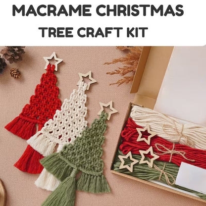 DIY Christmas Tree Craft Kit Handmade Ornaments Hanging Decorations - 3PCS Christmas FoneFunShop