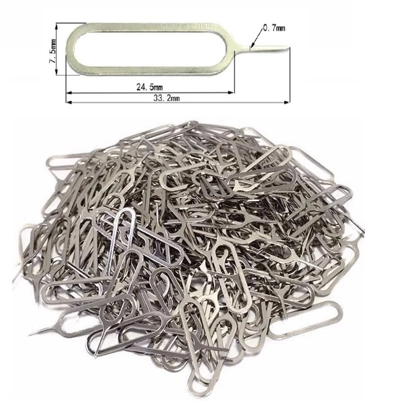 1000 Metal SIM Tray Opening Pins Sim Tray opening pin FoneFunShop