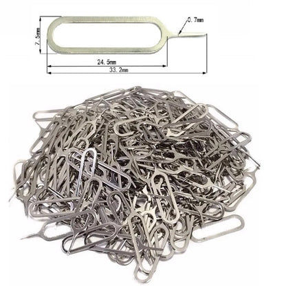 1000 Metal SIM Tray Opening Pins Sim Tray opening pin FoneFunShop
