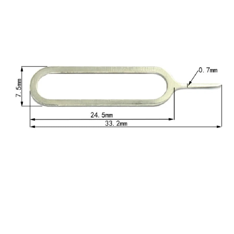 1000 Metal SIM Tray Opening Pins Sim Tray opening pin FoneFunShop