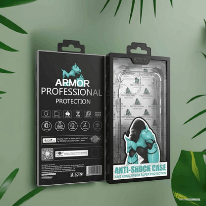 Case For iPhone 17 Air Clear Transparent King Kong Tough Shockproof Armoured Case Cover FoneFunShop