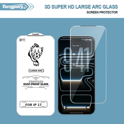 Pack of 3 9D Glass Screen Protector For iPhone 17 Screen Protector FoneFunShop
