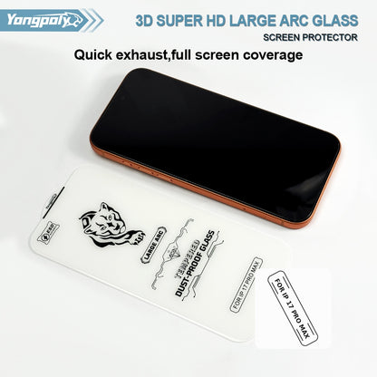 Pack of 3 9D Glass Screen Protector For iPhone 17 Pro Max Screen Protector FoneFunShop