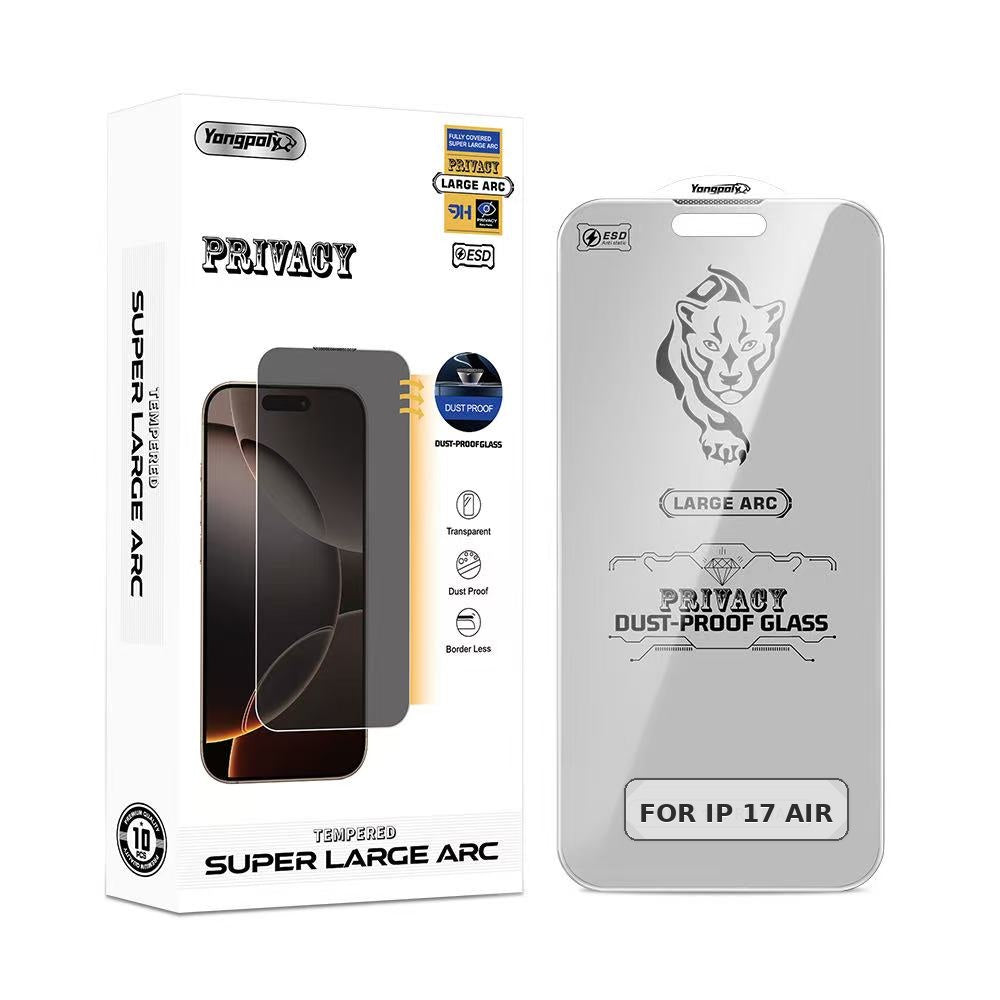 Pack of 3 9D Privacy Glass Screen Protector For iPhone 17 Air Screen Protector FoneFunShop