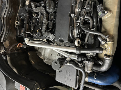 Coolant and AOS Pipe for Mercedes-Benz W204 1.8T Car Tornado Tuning