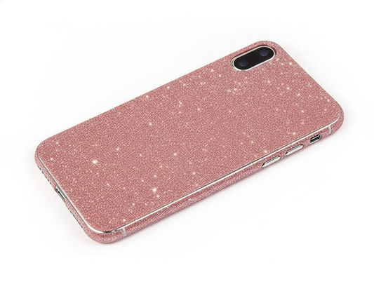 Back Protector For iPhone 7 Plus Pink Glitter Bling Rear Protector Protector FoneFunShop