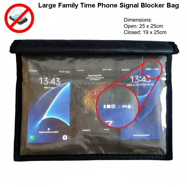 Large Family Time Do Not Disturb Faraday Bag Signal Blocker Faraday FoneFunShop