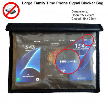 Large Family Time Do Not Disturb Faraday Bag Signal Blocker Faraday FoneFunShop