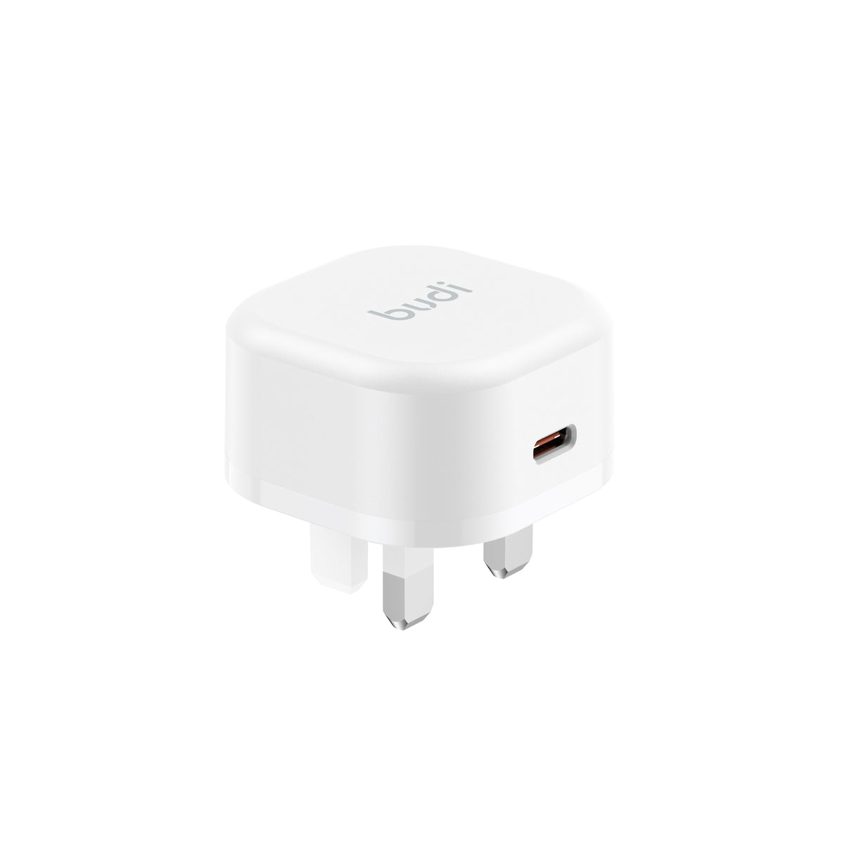 Budi Type C Compact Home Fast Charge UK Plug PD 20W Budi FoneFunShop