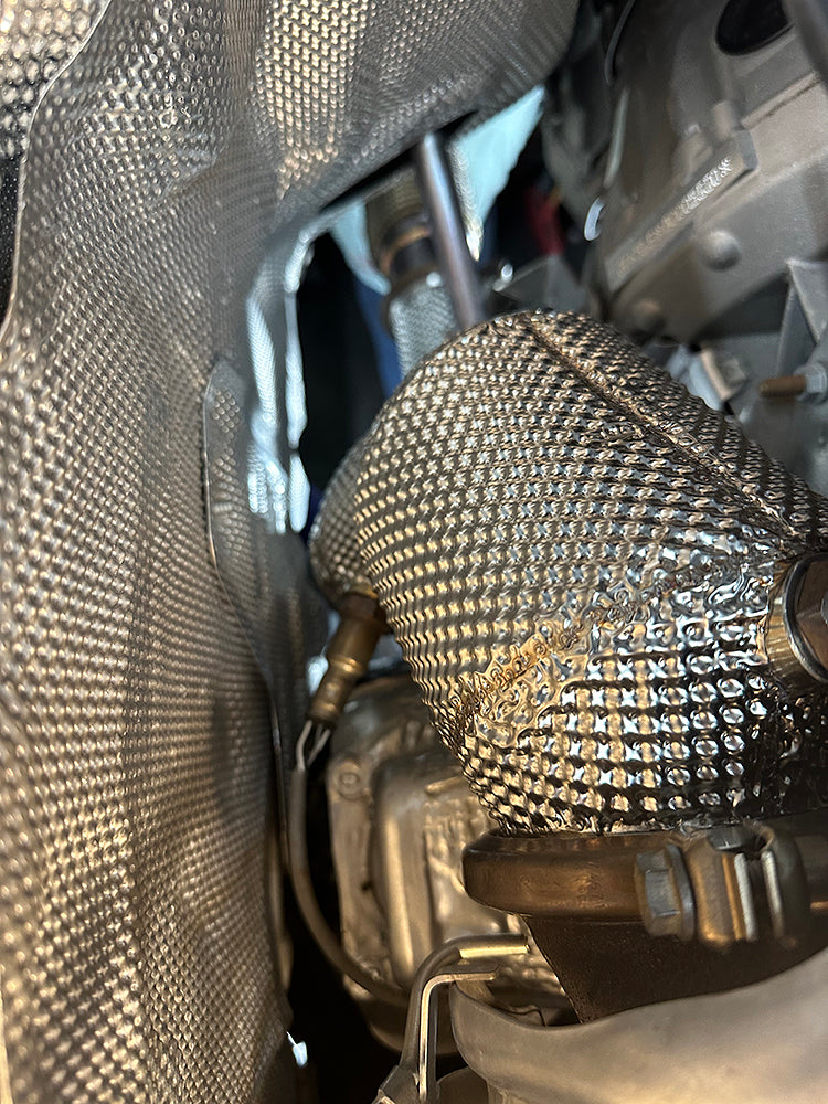 300cell Downpipe with Special Heatshield For Mercedes-Benz M264 1.5T-2.0T Right Hand Drive Car Tornado Tuning