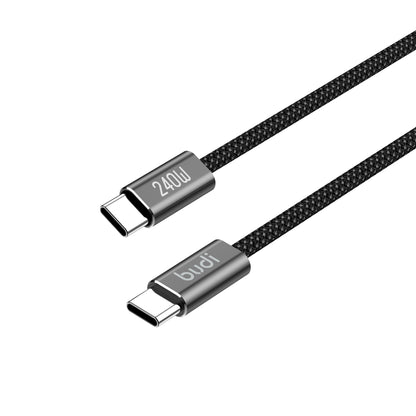 Budi 3M USB-C to USB-C Cable 240W PD Braided Fast Charging Cable FoneFunShop
