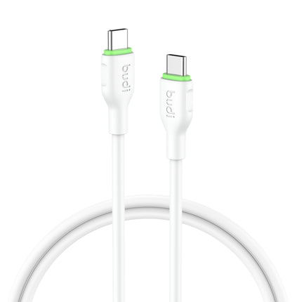 Budi 3M PD65W Cable White USB-C To USB-C Cable FoneFunShop
