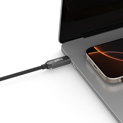 Budi 1.8M USB-C to USB-C Cable 240W PD Braided Fast Charging Cable FoneFunShop