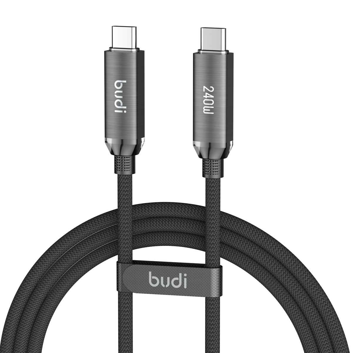 Budi 1.8M USB-C to USB-C Cable 240W PD Braided Fast Charging Cable FoneFunShop
