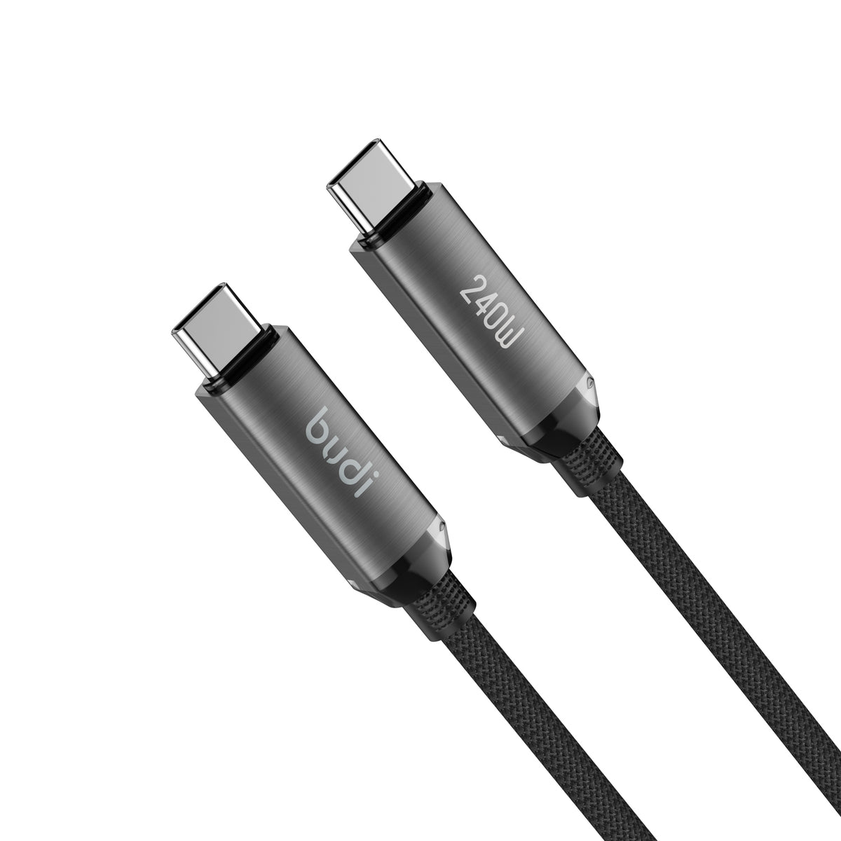 Budi 1.8M USB-C to USB-C Cable 240W PD Braided Fast Charging Cable FoneFunShop