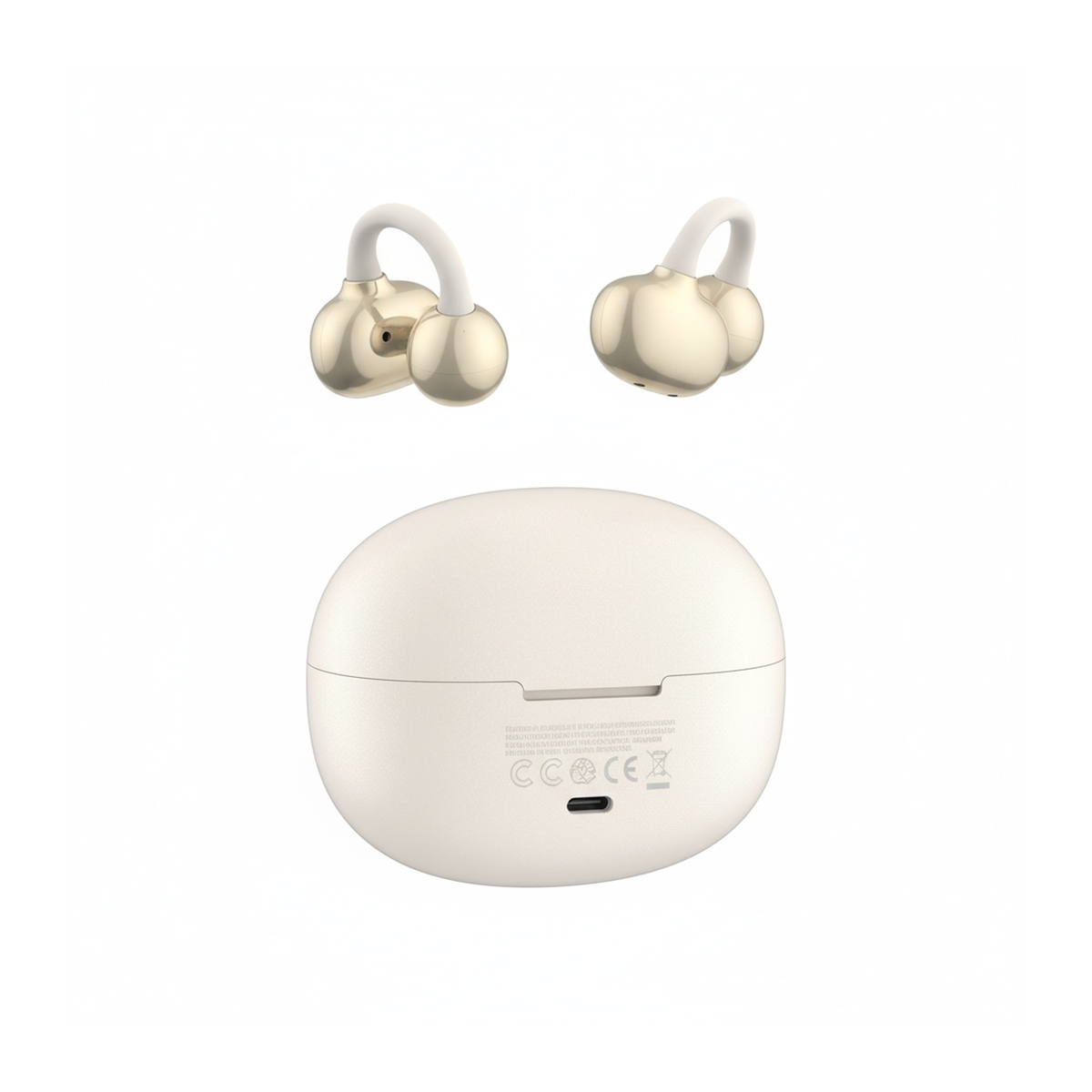 Budi EP83W Open Ear Wireless Earbuds Bluetooth Deep Bass 25H - rear view