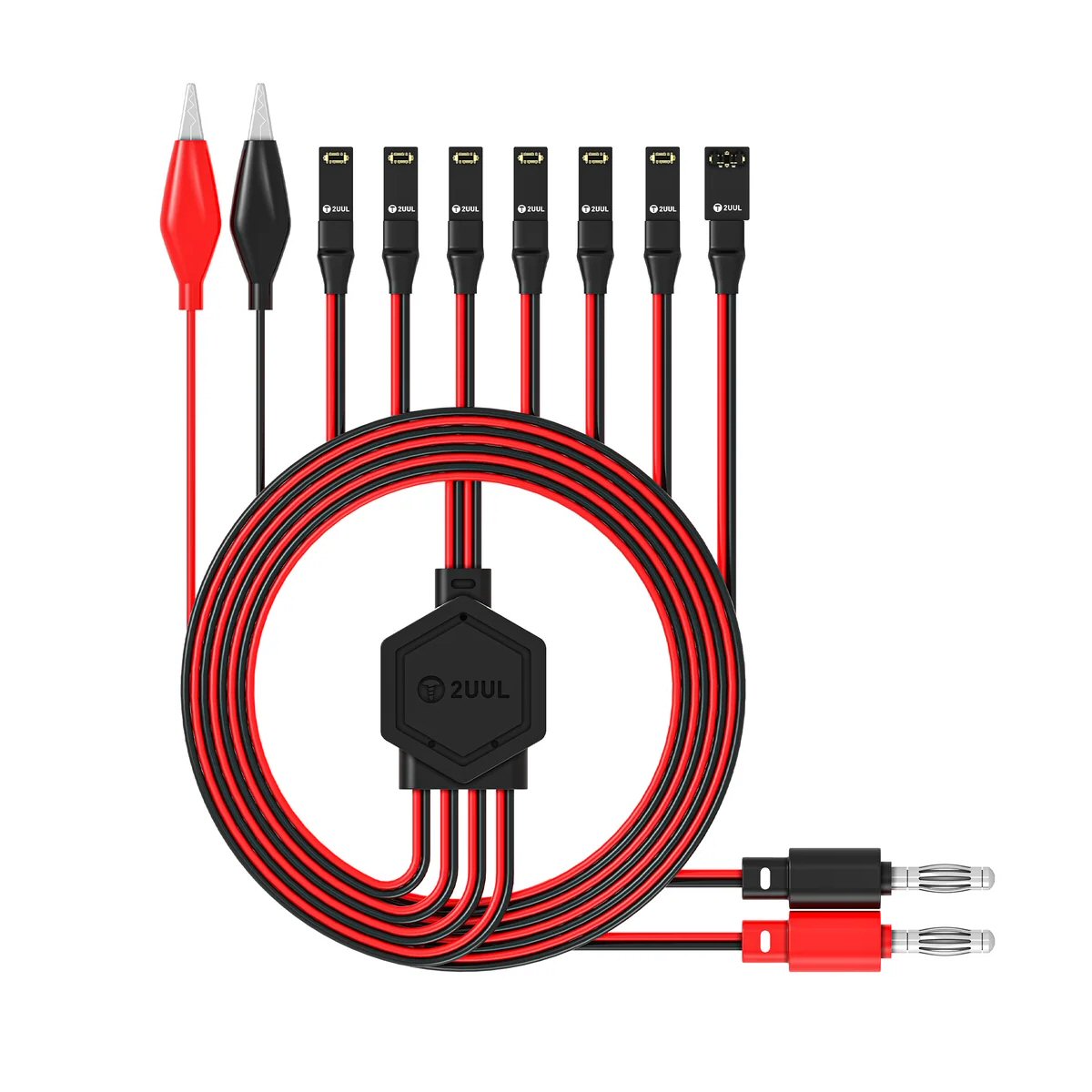 2UUL Ultra Soft Power Line For iPhone 8 to 17 Pro Max DC Power Supply Test Cable Cable FoneFunShop