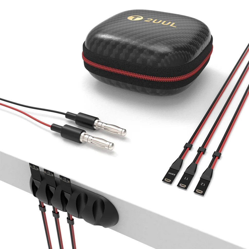 DC Power Test Cable For iPhone 8 to 17 Pro Max - Power Logicboards Via Bench Supply Ultra Soft Connection Cable FoneFunShop