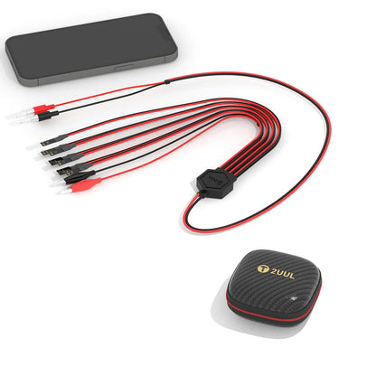 DC Power Test Cable For iPhone 8 to 17 Pro Max - Power Logicboards Via Bench Supply Ultra Soft Connection Cable FoneFunShop
