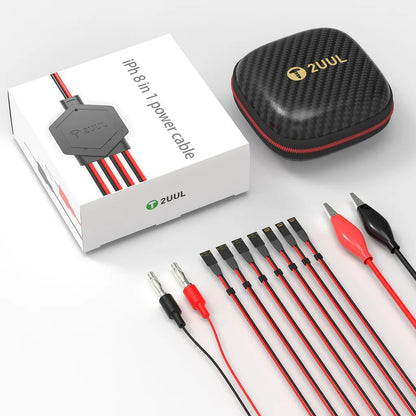 DC Power Test Cable For iPhone 8 to 17 Pro Max - Power Logicboards Via Bench Supply Ultra Soft Connection Cable FoneFunShop