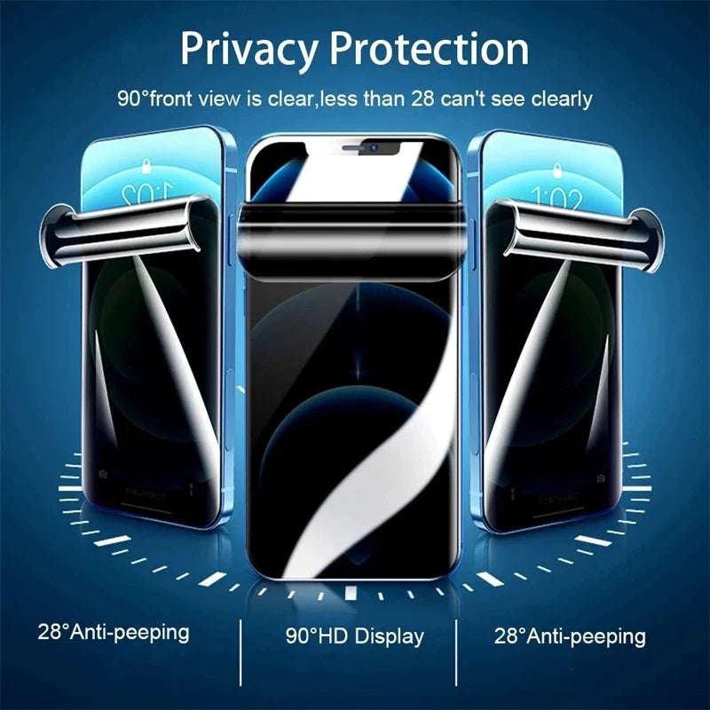 Privacy Hydrogel Screen Protector For iPhone 18 Pro Max Front Screen Protector FoneFunShop