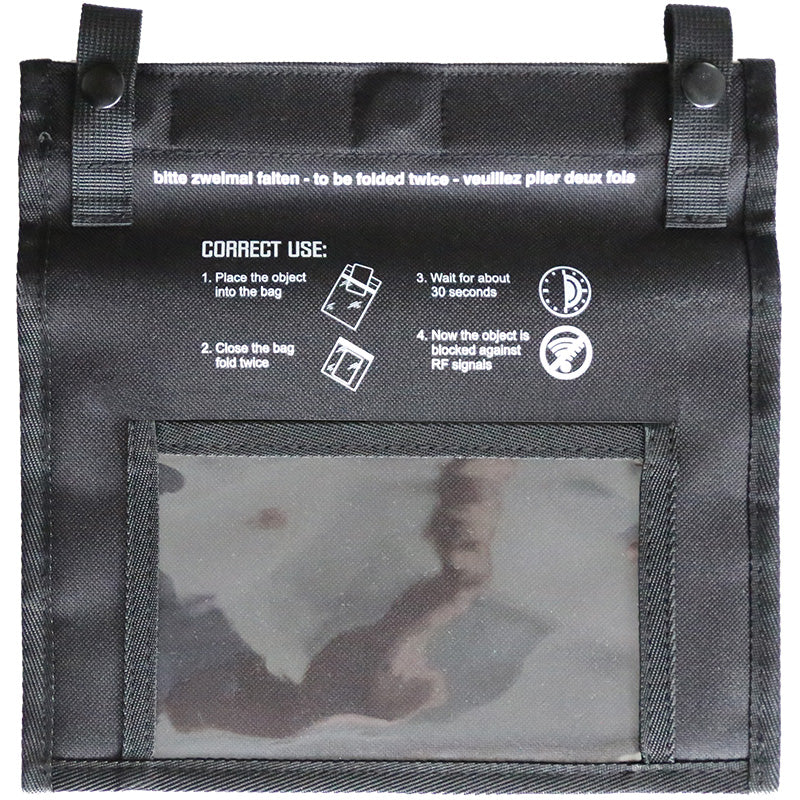 FWR Faraday Bag for Phone - Signal Blocking Pouch Magnetic Closure 25 x 17.5 cm (Fits up to 7") Faraday Bag FoneFunShop