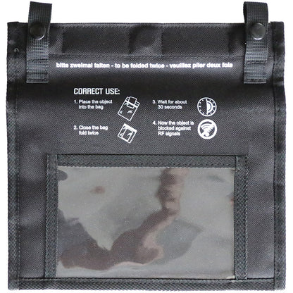 FWR Faraday Bag for Phone - Signal Blocking Pouch Magnetic Closure 25 x 17.5 cm (Fits up to 7") Faraday Bag FoneFunShop