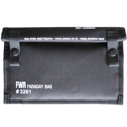 FWR Faraday Bag for Phone - Signal Blocking Pouch Magnetic Closure 25 x 17.5 cm (Fits up to 7") Faraday Bag FoneFunShop
