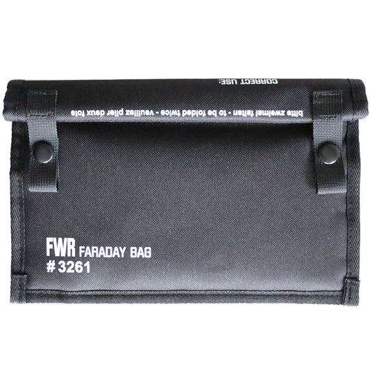 FWR Faraday Bag for Phone - Signal Blocking Pouch Magnetic Closure 25 x 17.5 cm (Fits up to 7") Faraday Bag FoneFunShop