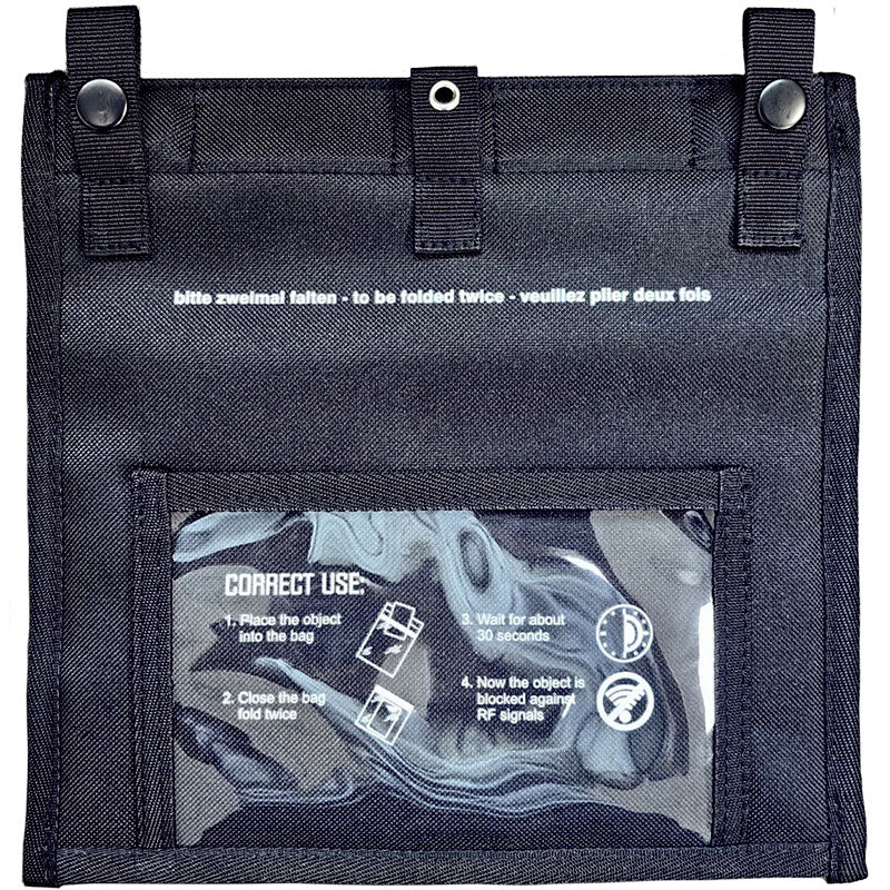 FWR Faraday Bag for Phone Signal Blocking - Pouch Magnetic Closure 25 x 17.5 cm (Fits up to 7") Faraday Bag FoneFunShop