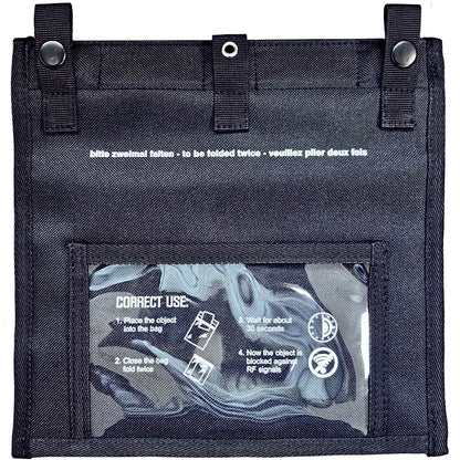 FWR Faraday Bag for Phone Signal Blocking - Pouch Magnetic Closure 25 x 17.5 cm (Fits up to 7") Faraday Bag FoneFunShop