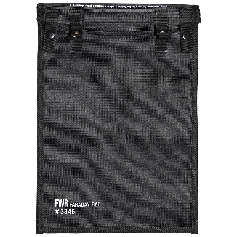 FWR Faraday Bag for Medium Tablet - Signal Blocking Pouch Magnetic Closure 24 x 34 cm (Fits up to 11") Faraday Bag FoneFunShop