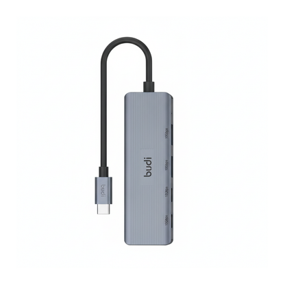 Budi 4-Port USB 3 Gen 2 10Gbps USB-C Hub 2 x USB-A 2 x USB-C USB Hub FoneFunShop