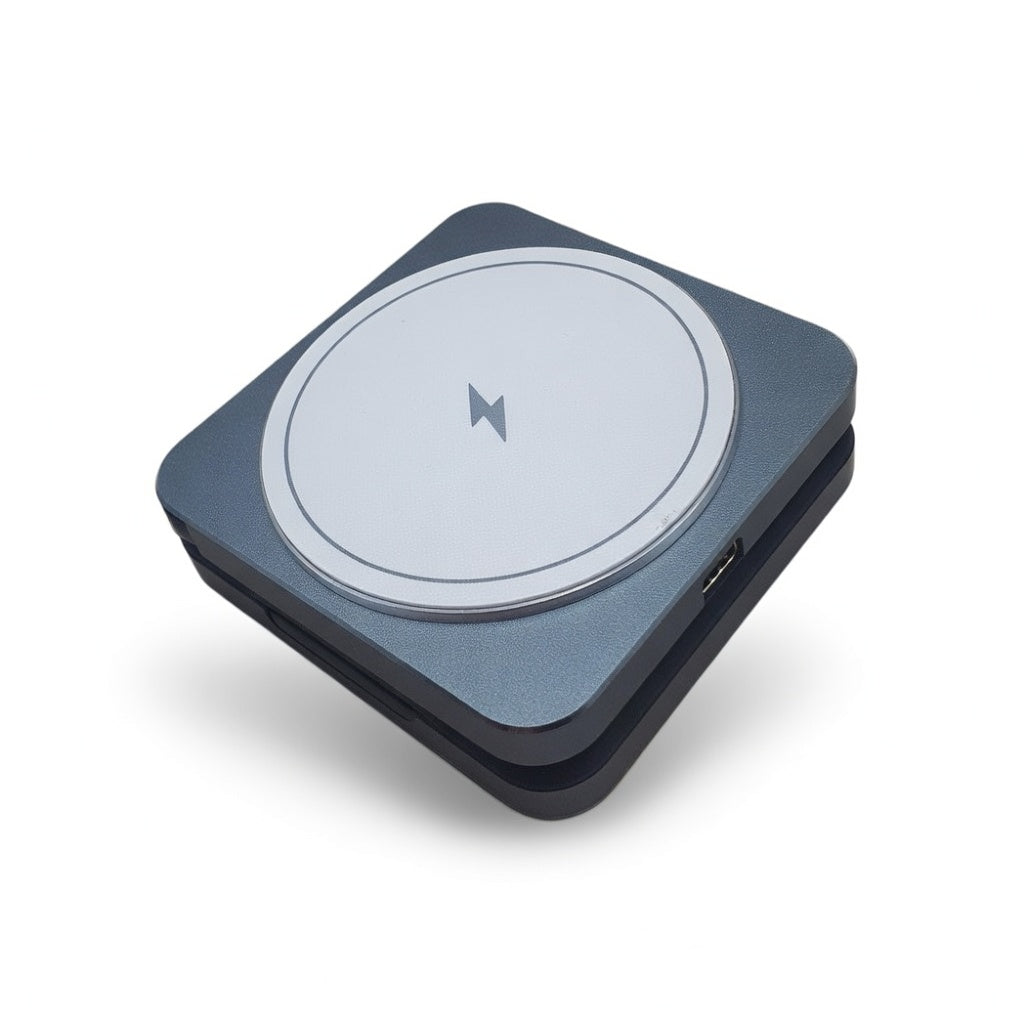 3in1 Thin Square Foldable Magnetic Wireless Charger for Phone Watch and Earphones Wireless Charger FoneFunShop