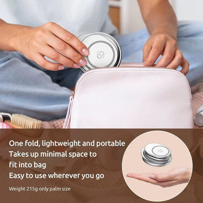 3in1 360 Round Foldable Magnetic Wireless Charger for Phone Watch and Earphones Wireless Charger FoneFunShop