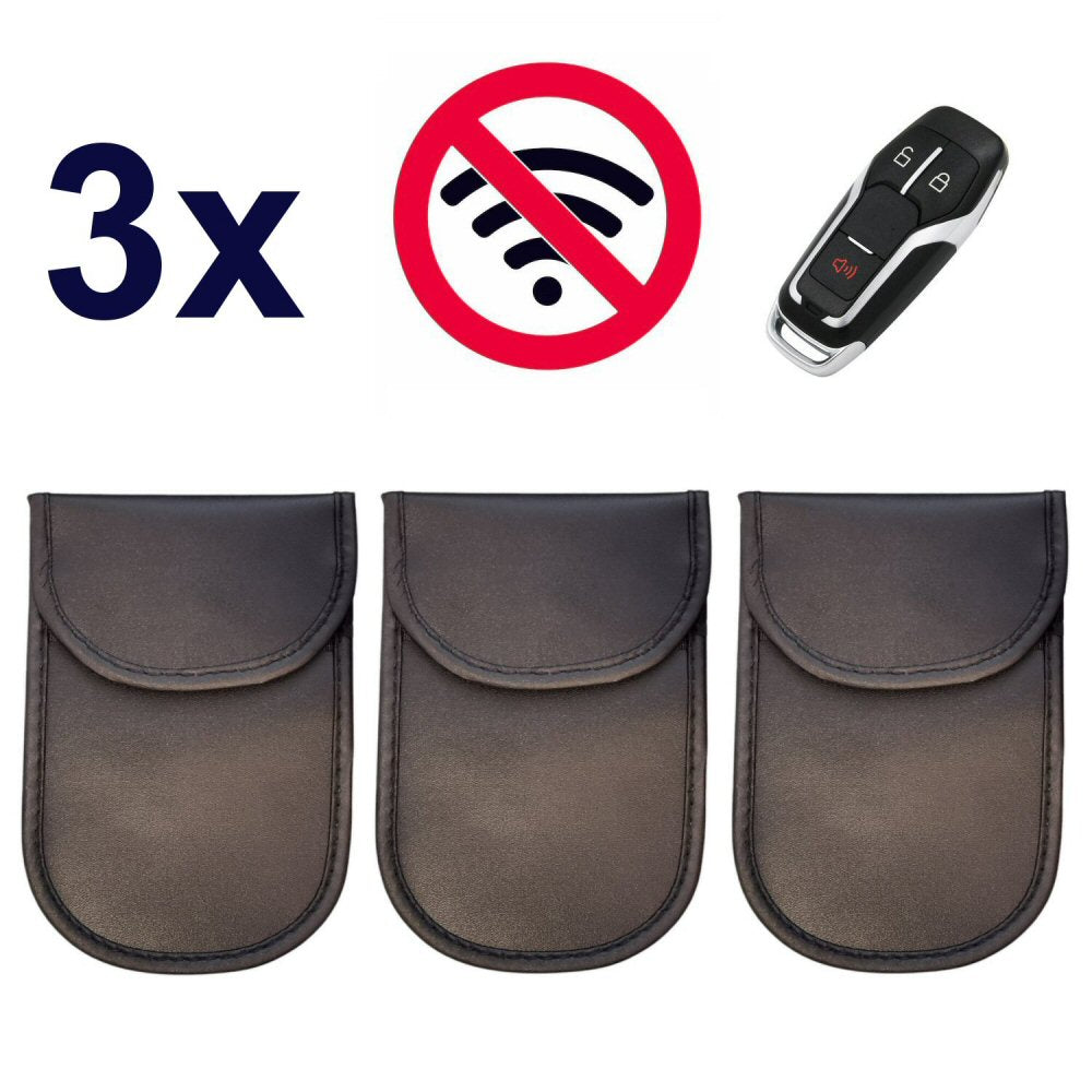 Faraday Bag Signal Blocker Safe Car Keyless Entry Fob Signal - Pack of 3 Faraday FoneFunShop