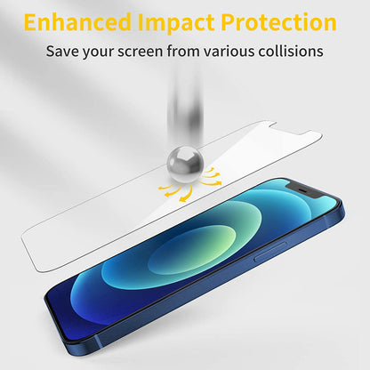 Screen Protector For iPhone 12 Pro Max 3x Triple pack Tempered Glass Screen Protector FoneFunShop