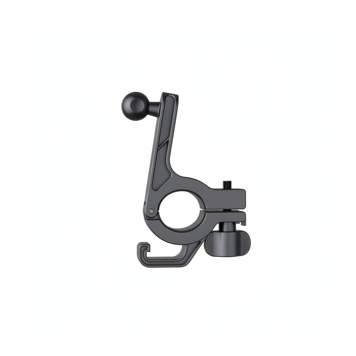 Budi Waterproof Motorbike and Bike Phone Holder IP65 Handlebar Mirror - top view