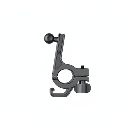 Budi Waterproof Motorbike and Bike Phone Holder IP65 Handlebar Mirror - top view