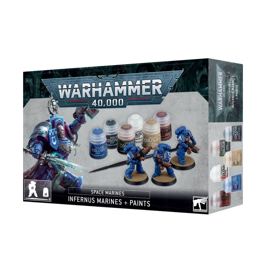 Warhammer 40,000: Infernus Marines Paint Set (60-11) Warhammer 40,000 FoneFunShop