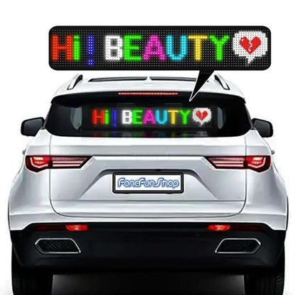 Flexible LED Sign Board Display Programmable with Smart App 48x20cm FoneFunShop