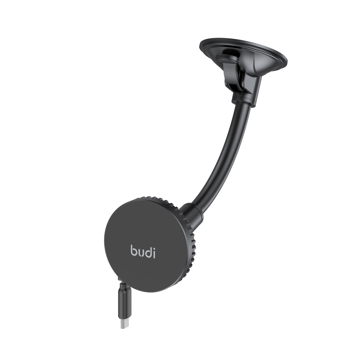 Budi Magnetic Wireless Car Charger Holder 15W Windscreen and Vent Car Mount FoneFunShop