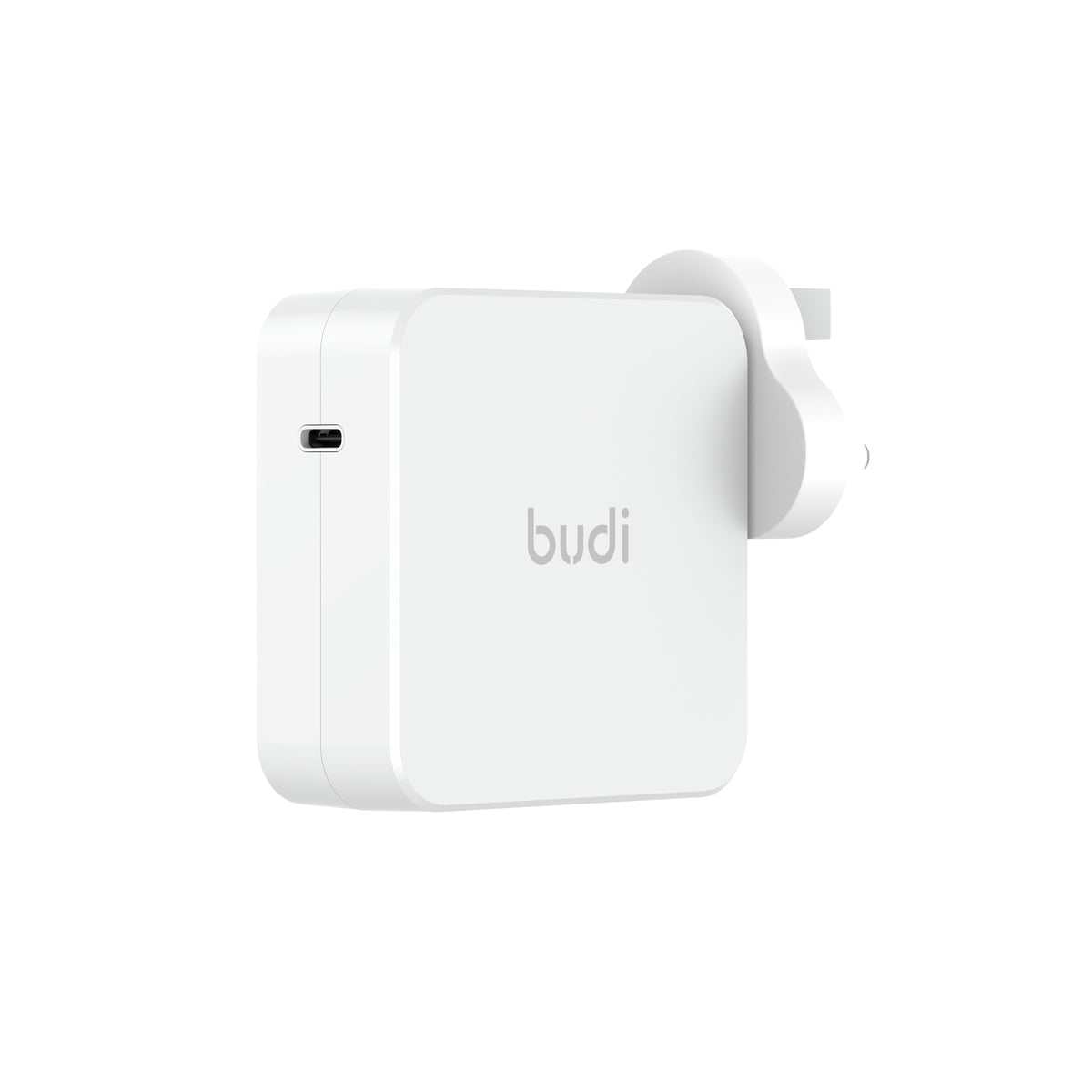 Budi 100W GaN USB-C Wall Charger UK Plug with 2M USB-C Cable Wall Charger FoneFunShop