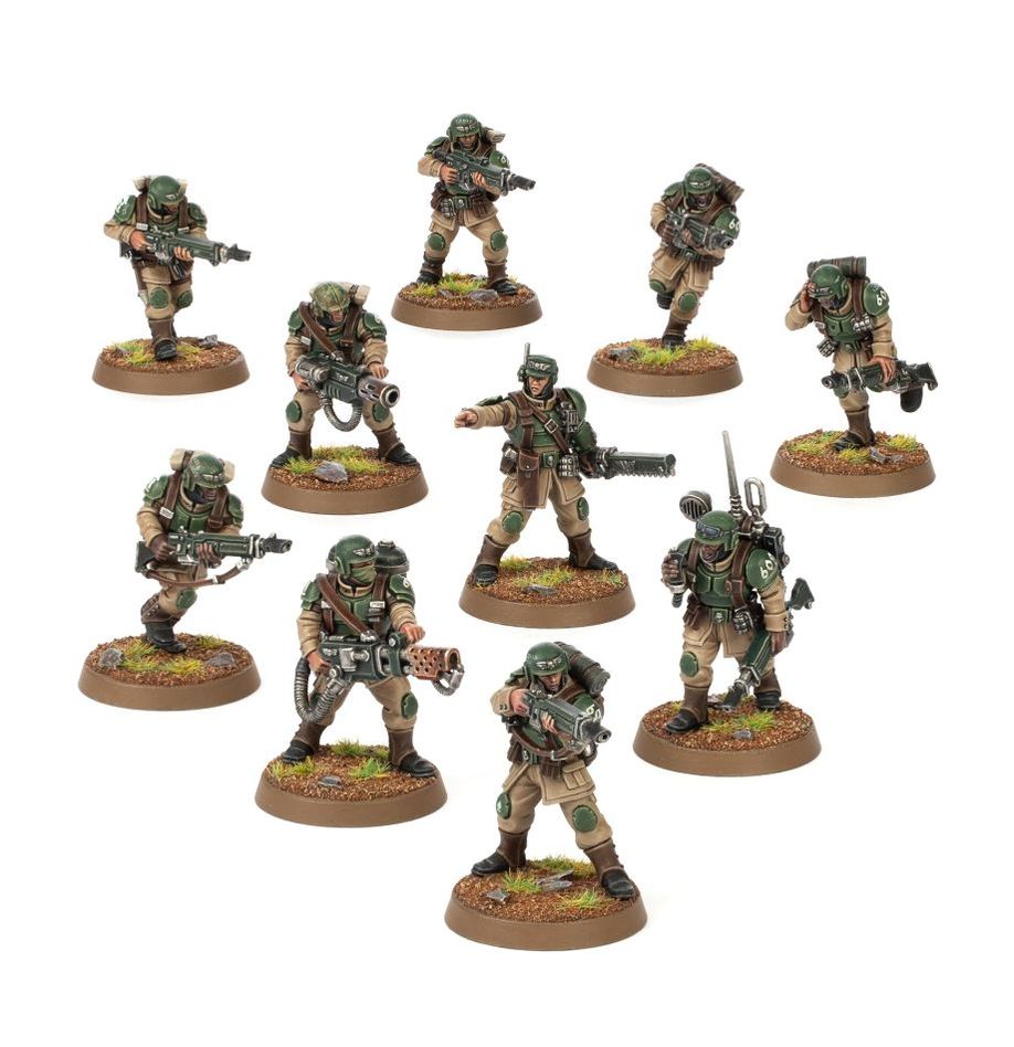 Warhammer 40,000: Astra Militarum: Cadian Shock Troops (47-33) Warhammer 40,000 FoneFunShop