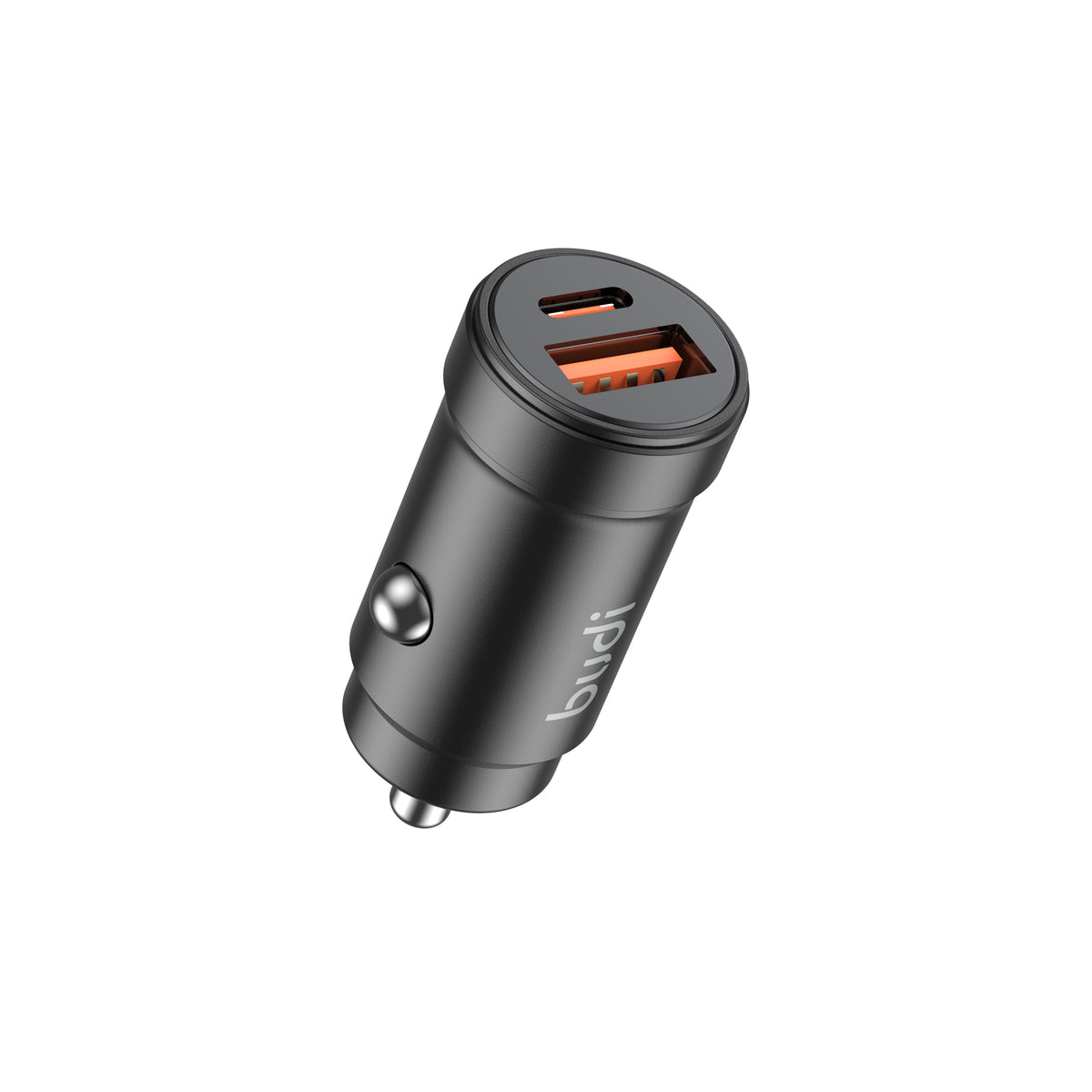 Budi Mini Car Charger PD 33W Fast Charger with USB-C Port Compact Design car FoneFunShop