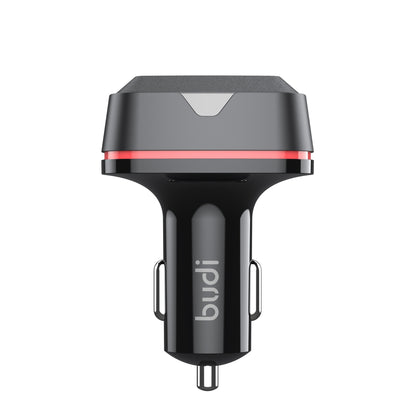 Budi 60W Car Charger 2 x USB-C PD and USB-A QC3.0 Triple Port Car Charger FoneFunShop