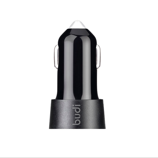 Budi Mini Car Charger PD 33W Fast Charger with 2 x USB-C Port car FoneFunShop
