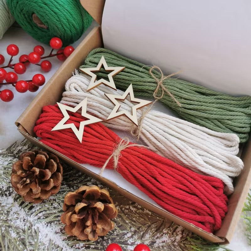 DIY Christmas Tree Craft Kit Handmade Ornaments Hanging Decorations - 3PCS Christmas FoneFunShop