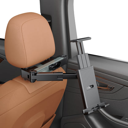 Budi Car Headrest Tablet and Phone Holder 4.7 to 14 Inch 360 Rotation Car Mount FoneFunShop